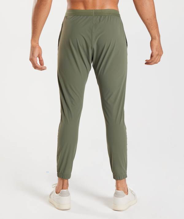 Panske Joggers Gymshark Studio Olivovo Zelená | FU8631294